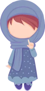 muslim little girl